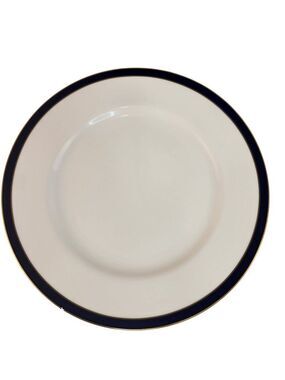 Spode Consul Cobalt Fine Bone China Dinner Plate England Elegant Design Blue/Gol